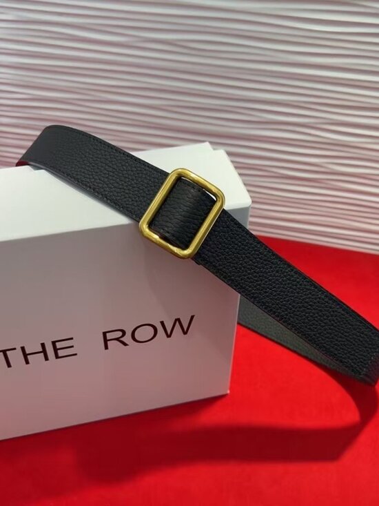 The Row Black  Leather Belt main image 8